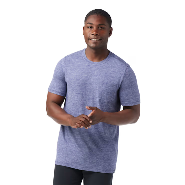 Men's Merino Hemp Blend Short Sleeve Pocket Tee image 0