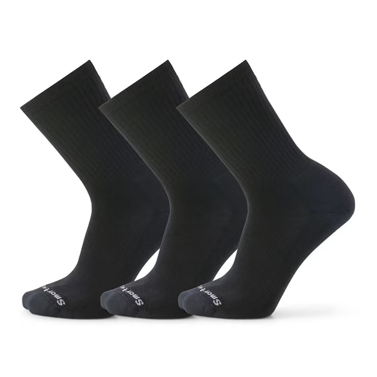 Everyday Solid Rib Crew Socks 3-Pack image 0